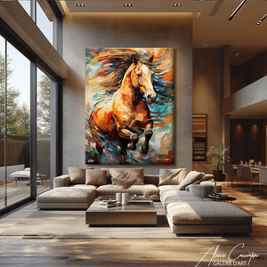Tableau Cheval moderne
