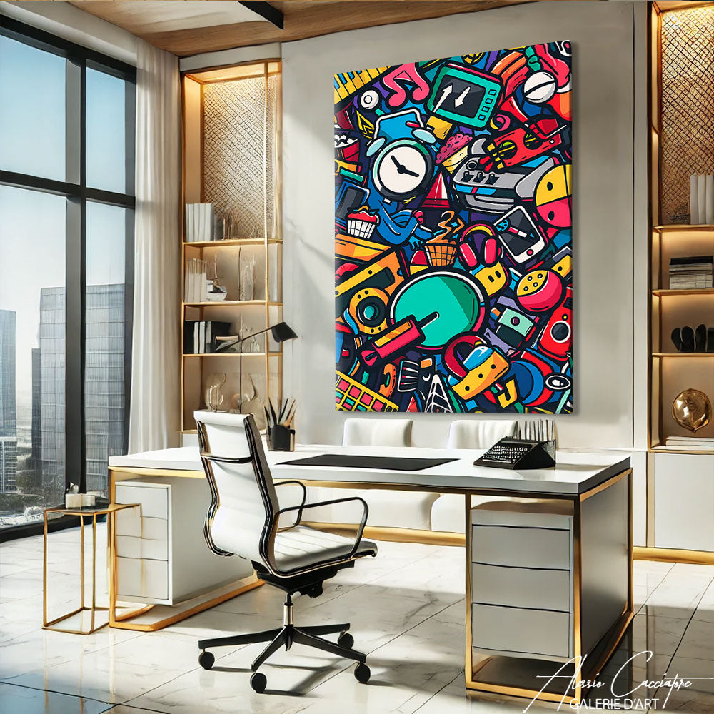 TABLEAU POP ART MODERNE
