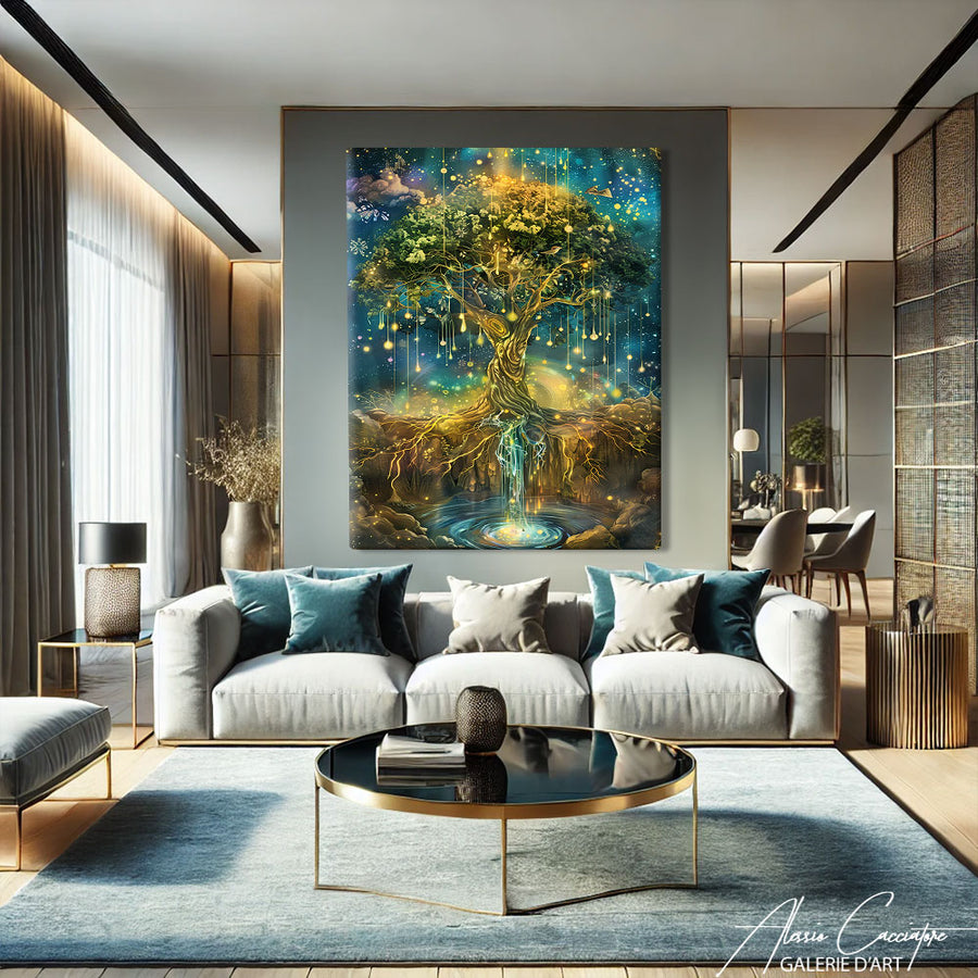Arbre de Vie Toile
 – mise en situation
