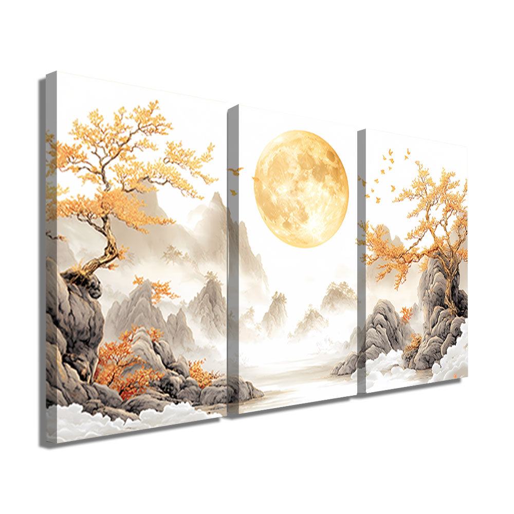 TABLEAU TRIPTYQUE BLANC