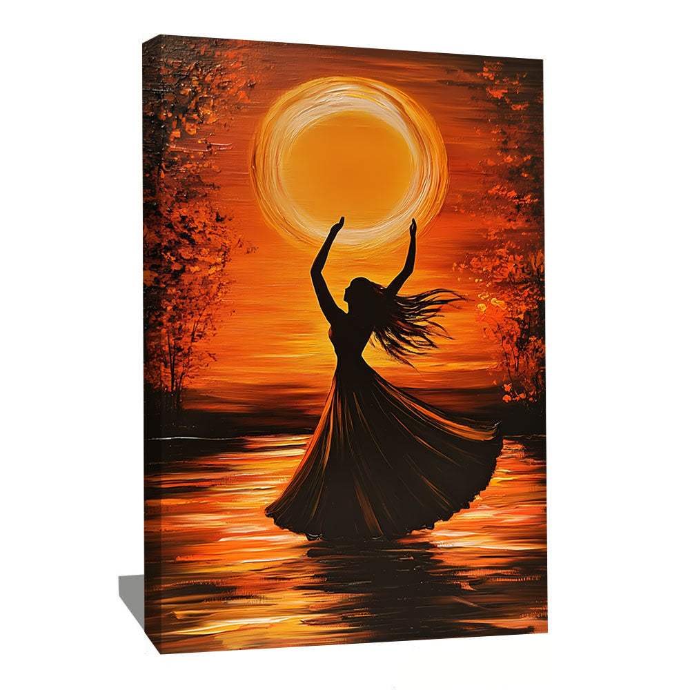 TABLEAU COUCHER DE SOLEIL SILHOUETTE