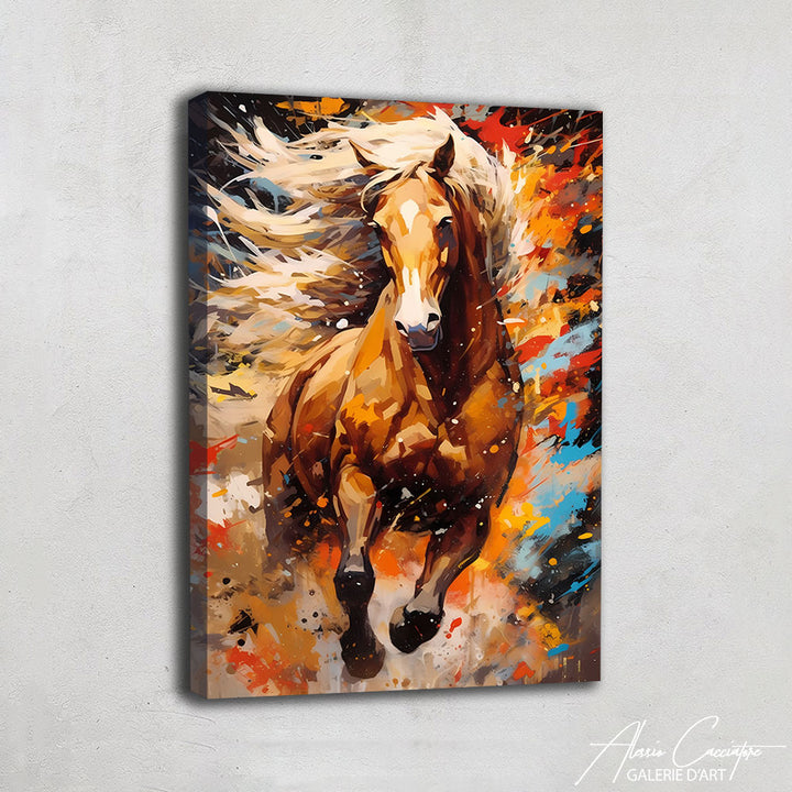 tableau cheval artiste
