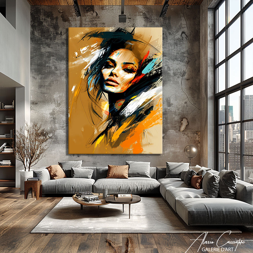 Tableau Moderne Femme