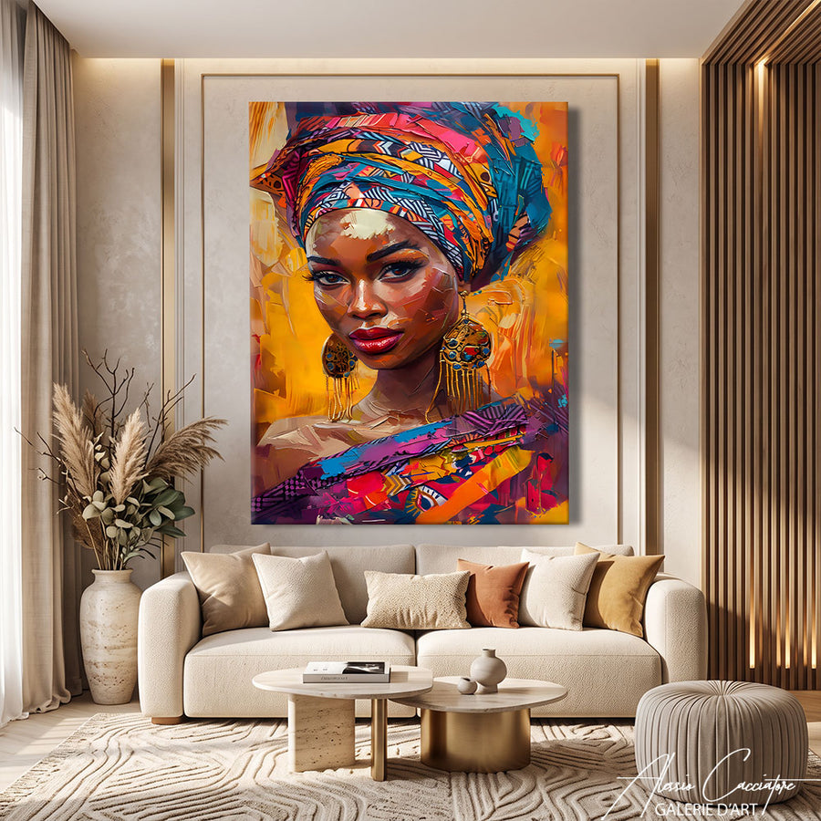  TABLEAU AFRICAIN CONTEMPORAIN – mise en situation