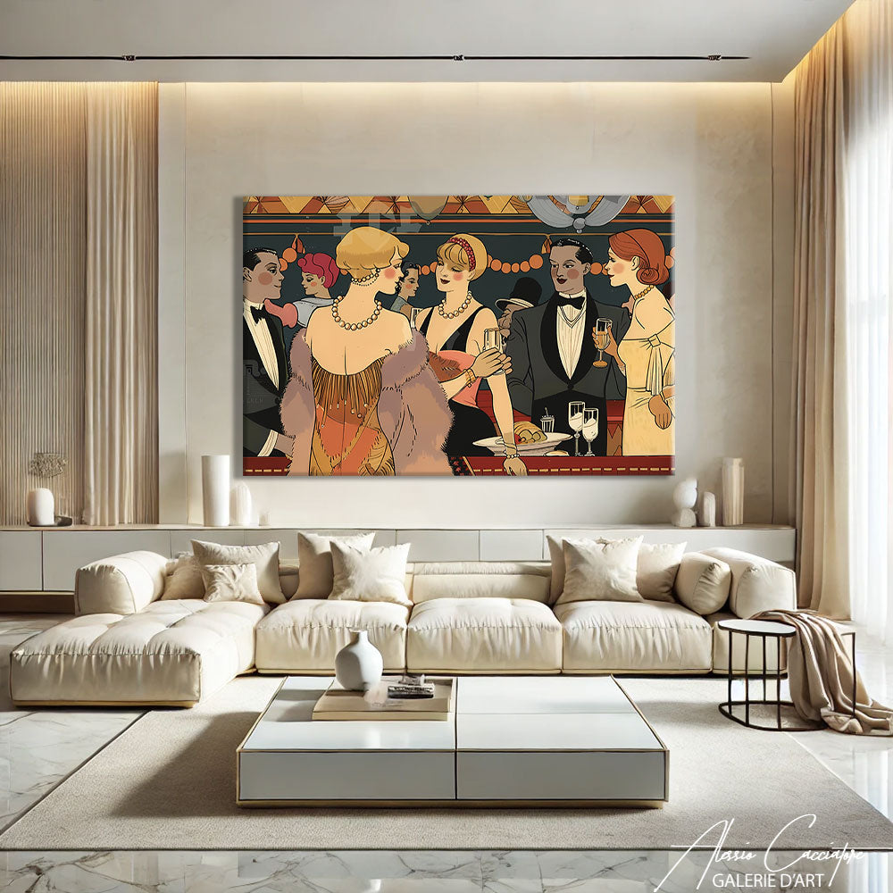 Tableau Art Déco Vintage