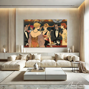 Tableau Art Déco Vintage