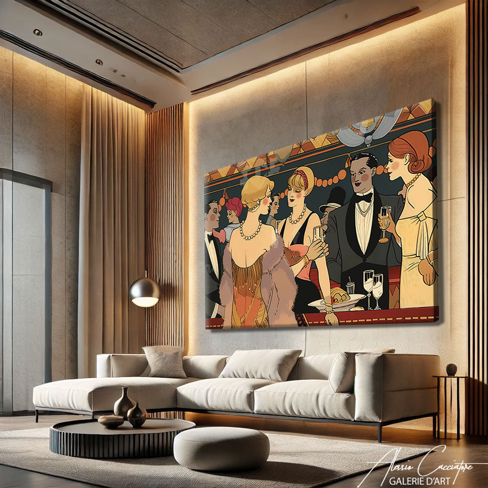 Tableau Art Déco Moderne
