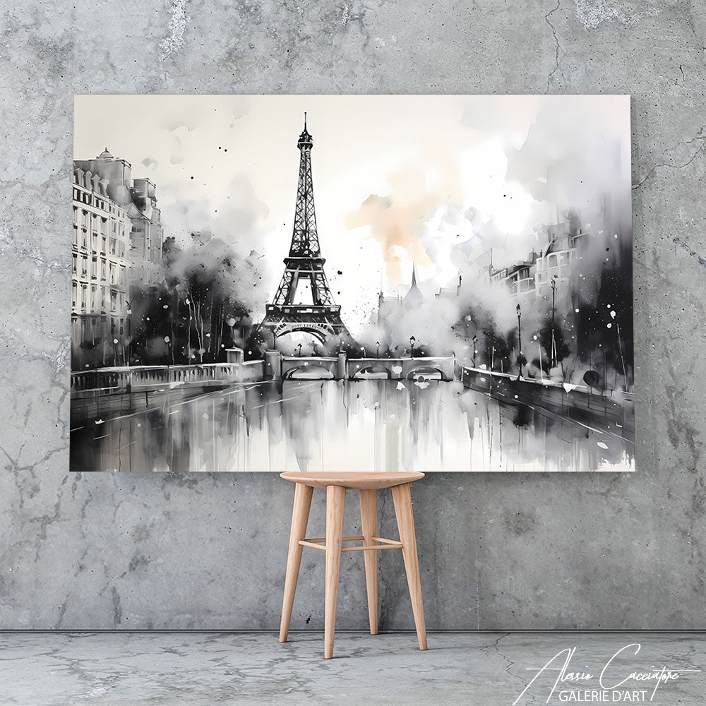 tableau paris abstrait