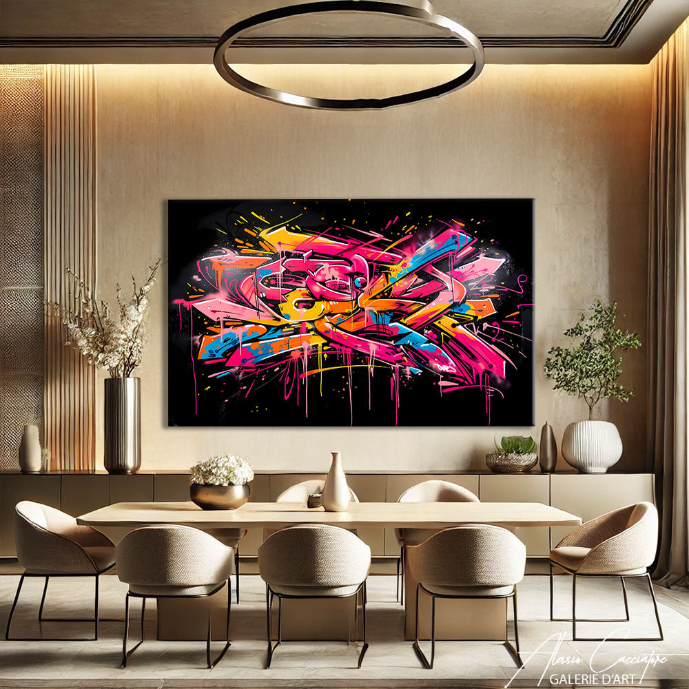 Toile Graffiti Grand Format
