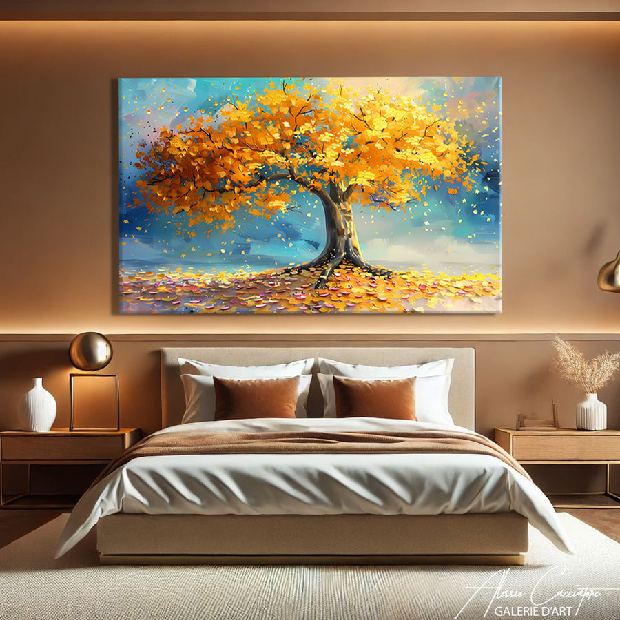 TABLEAU ARBRE DE VIE OR
 – mise en situation