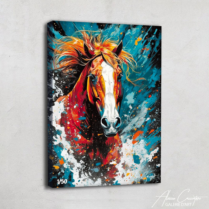 peinture cheval art moderne