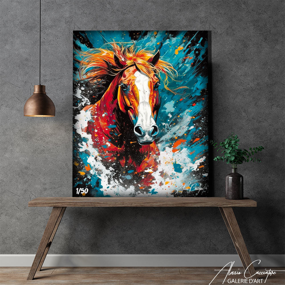 peinture cheval art moderne