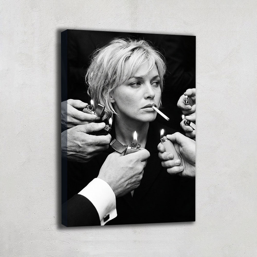 TABLEAU NOIR ET BLANC FÉMININ