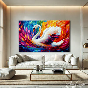 Peinture Oiseau du Paradis

