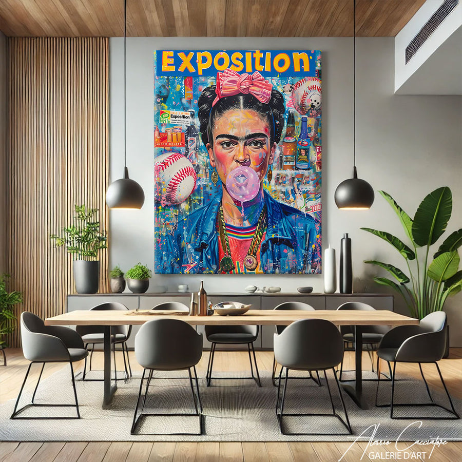 Tableau Peinture Déco Salon  – mise en situation
