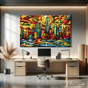 Tableau New York Moderne
