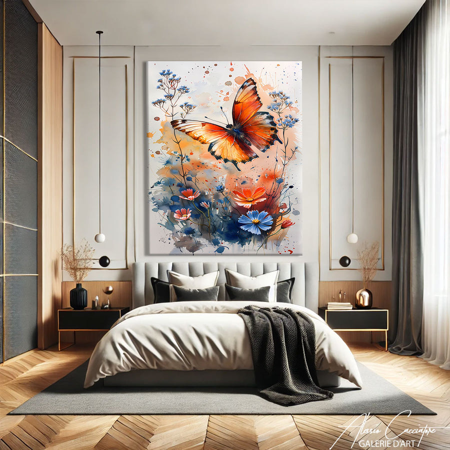 Toile Papillon – mise en situation