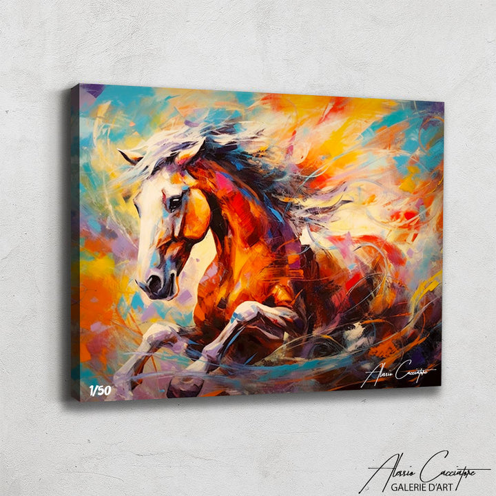 tableau cheval peintre