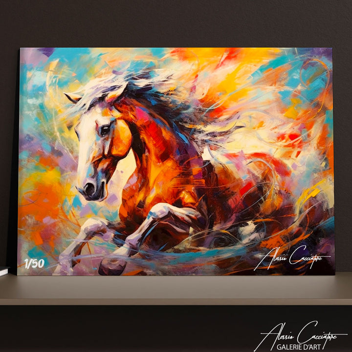 peinture cheval peintre