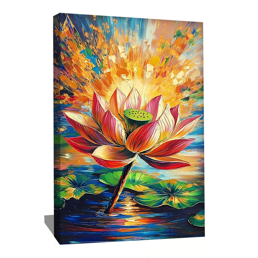 Tableau Fleur de Lotus