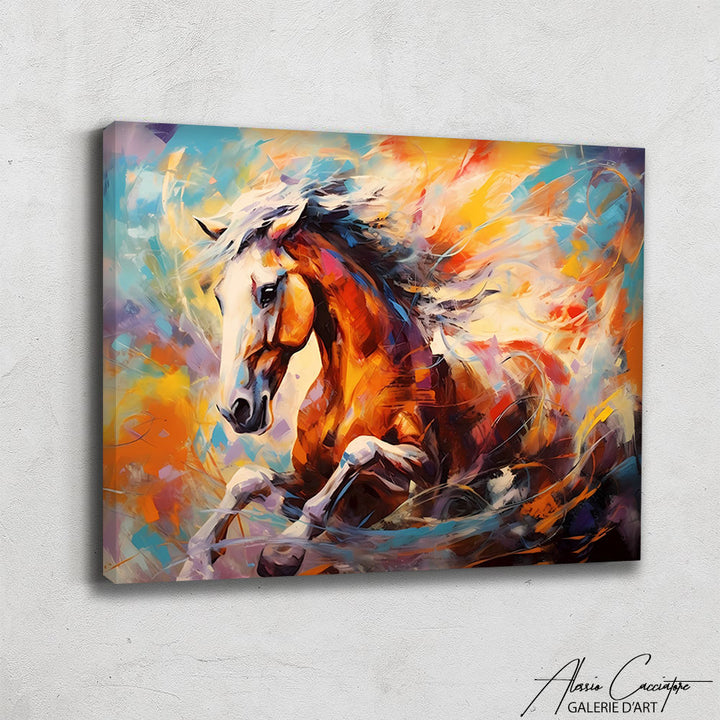 tableau cheval peintre
