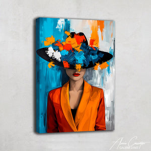 Tableau Femme Chapeau