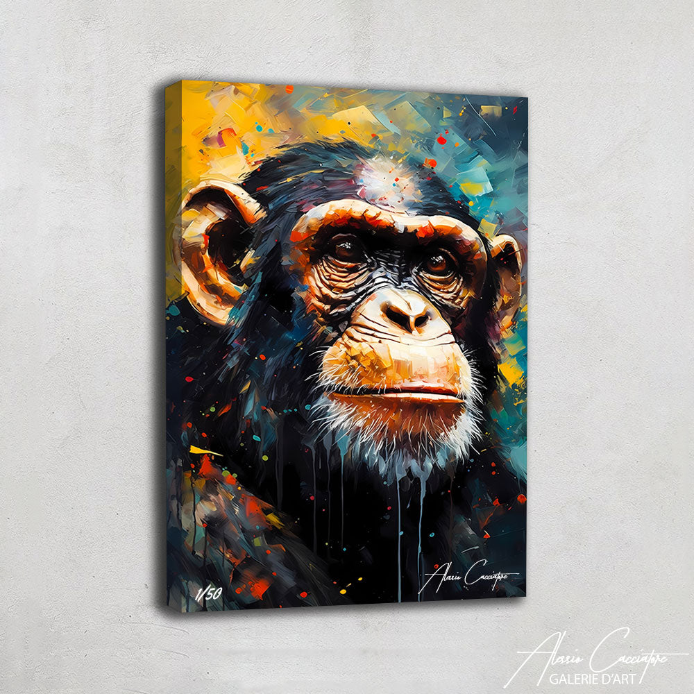 Singe Peinture Art
