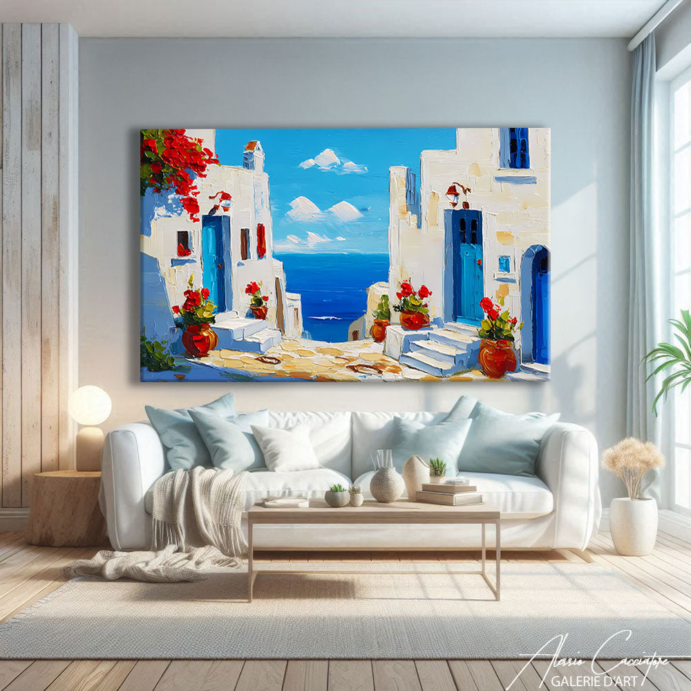 tableau santorin