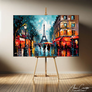 peinture tour eiffel