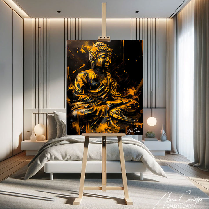 Tableau Bouddha Peinture