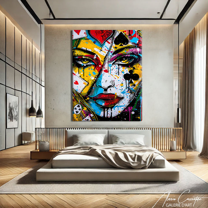 Peinture Graffiti sur Toile
