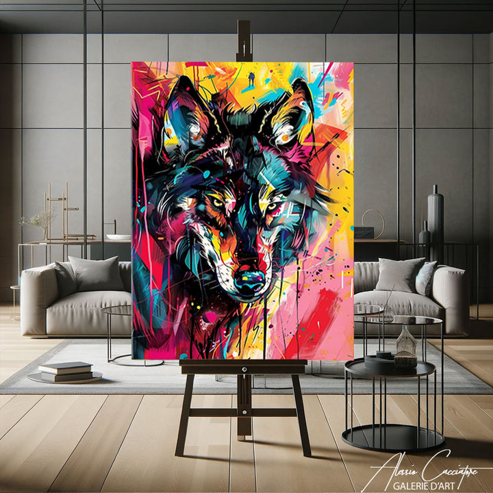 Peinture Avec Loup