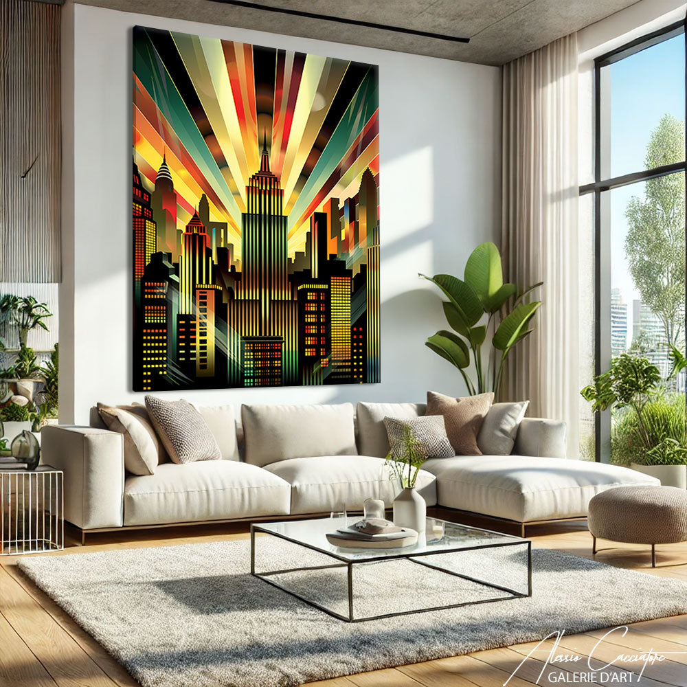 Tableau Art Déco Moderne
