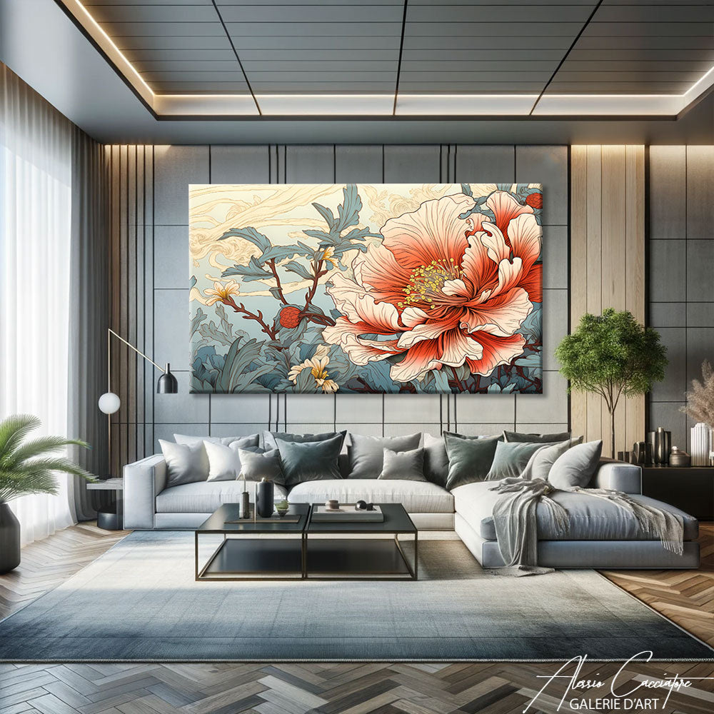 tableau jardin japonais