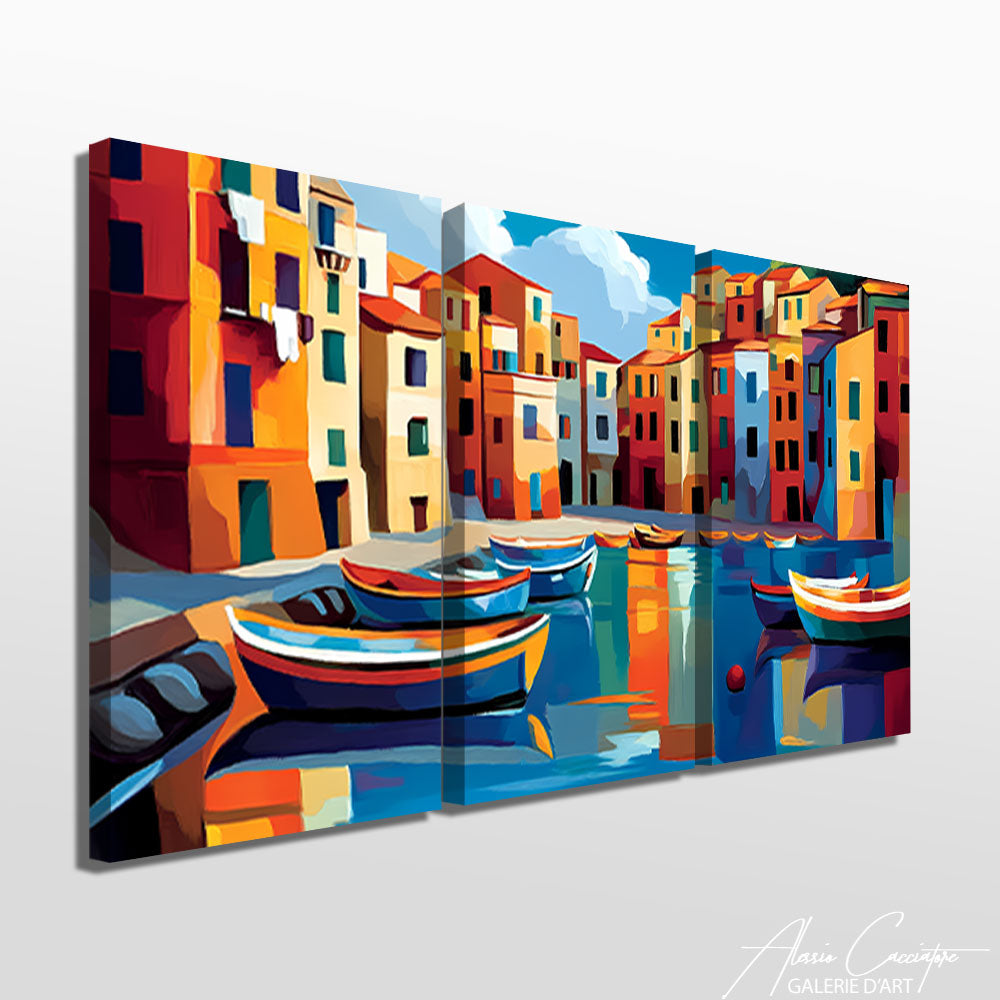 Tableau Triptyque Mer