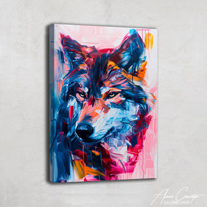 Tableau Peinture De Loup