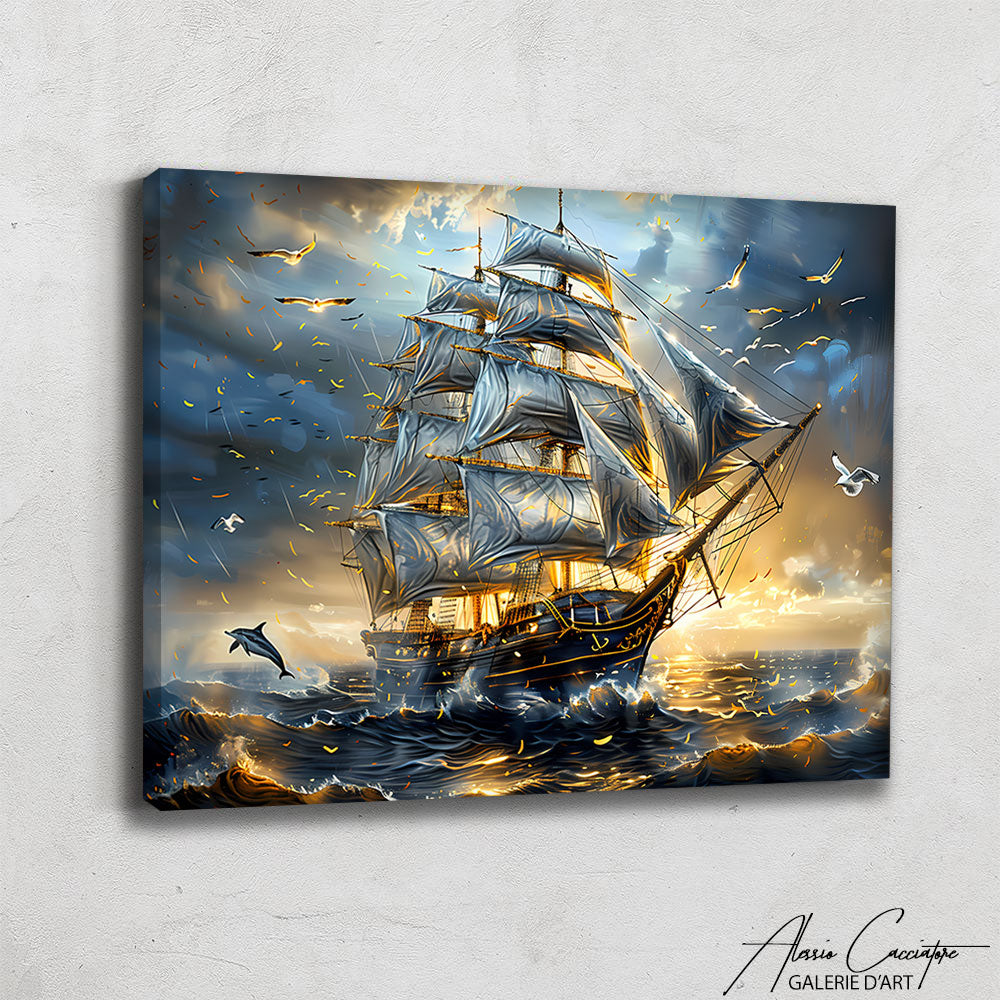 TABLEAU BATEAU DE GUERRE