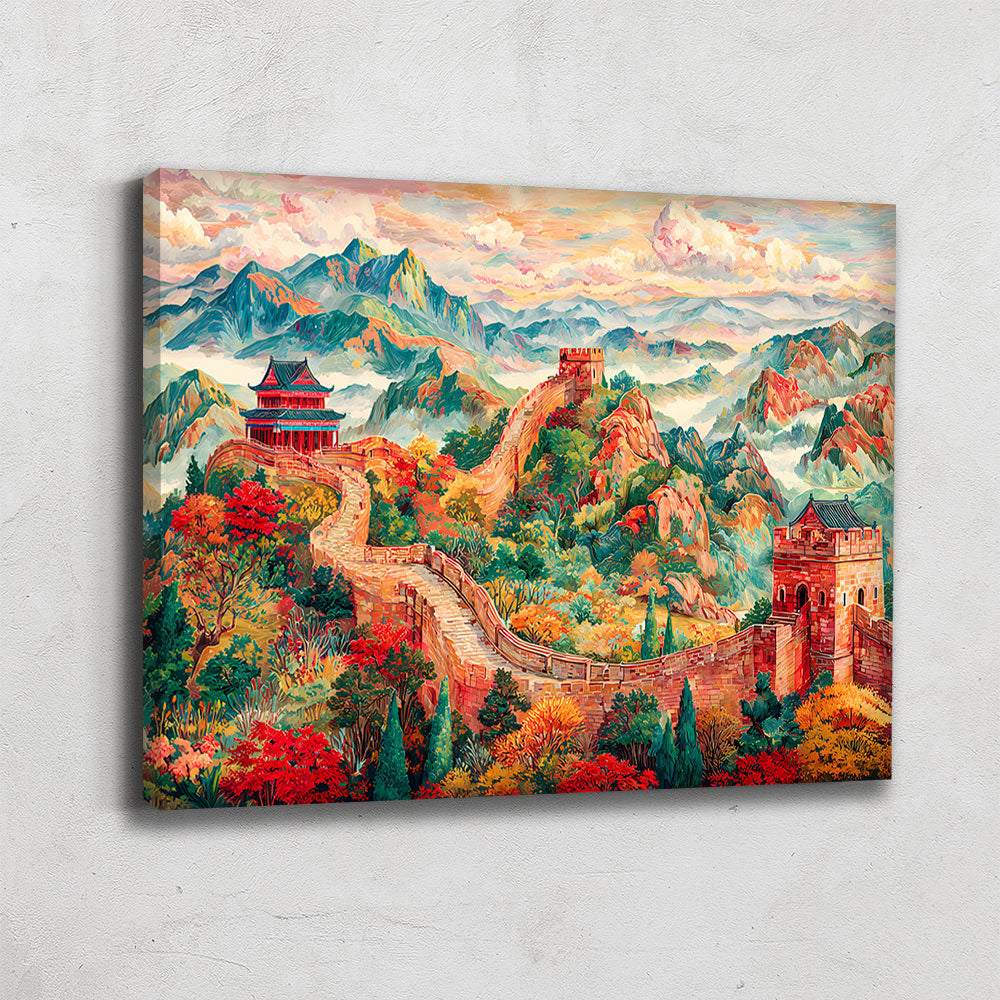 TABLEAU MURAILLE DE CHINE