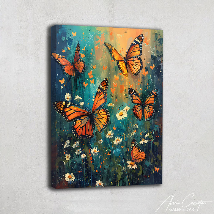 Cadre Papillon Peinture
