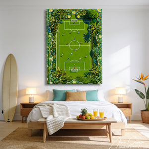 Toile Foot Tableau