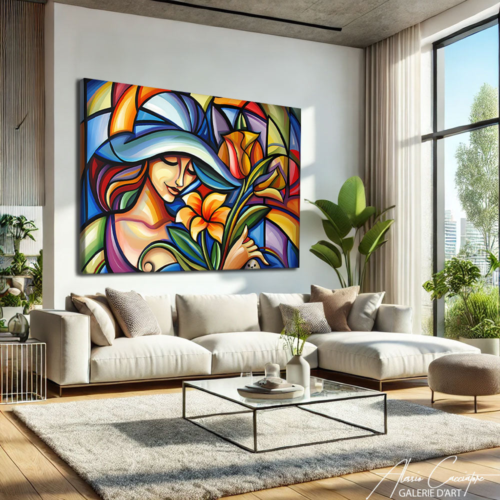 Tableau Cubisme Abstrait
