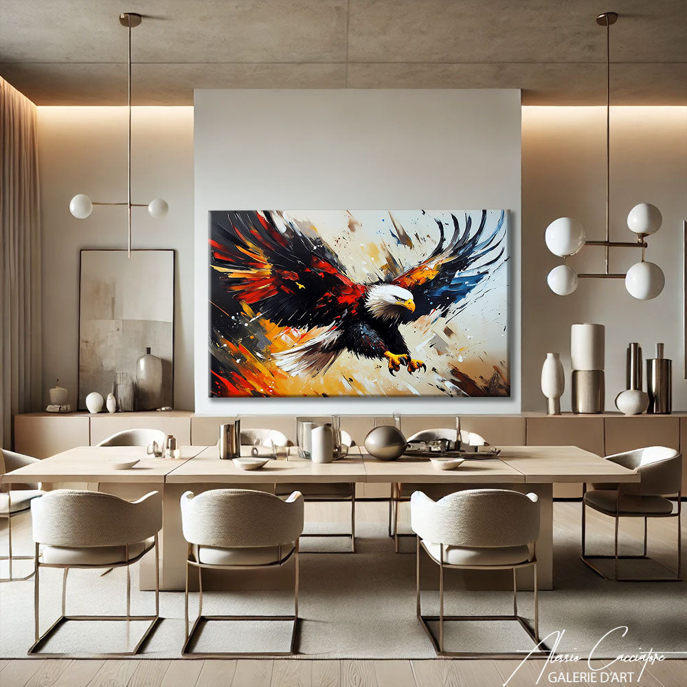 Peinture Oiseau du Paradis
