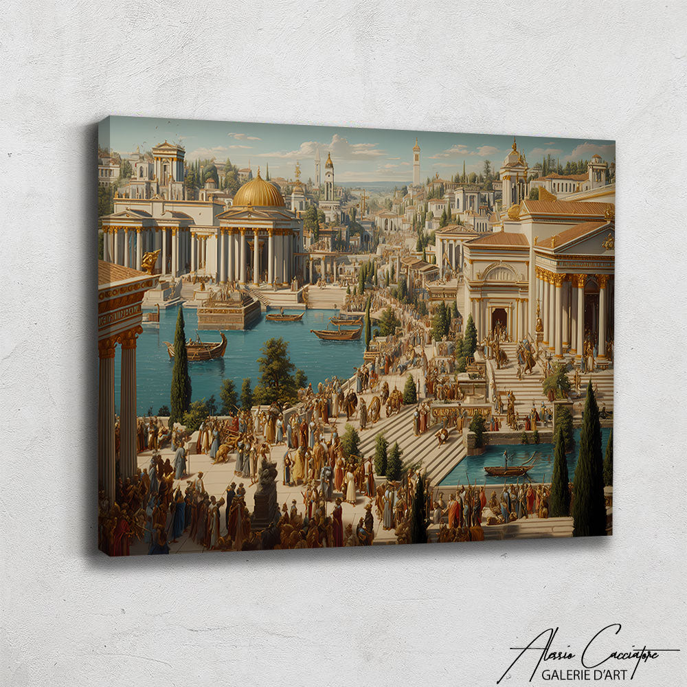 Tableau Ancien Paysage