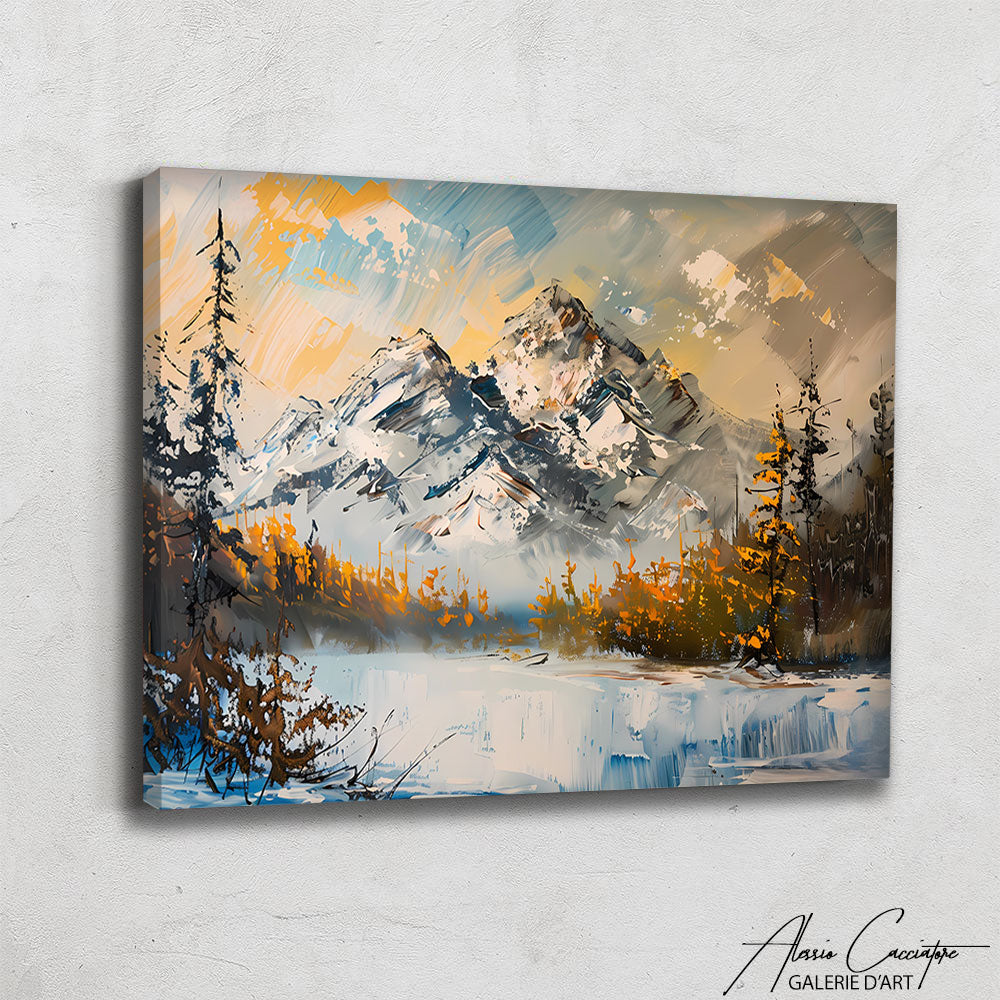 Tableau Montagne Alpes
