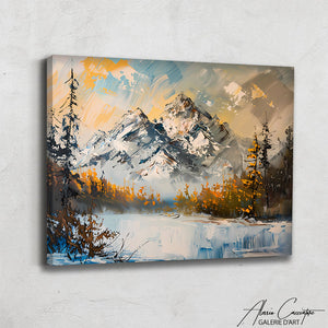 Tableau Montagne Alpes
