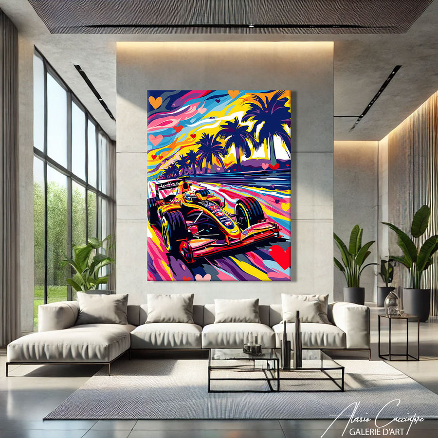 Tableau Mural pour Salon
 – mise en situation