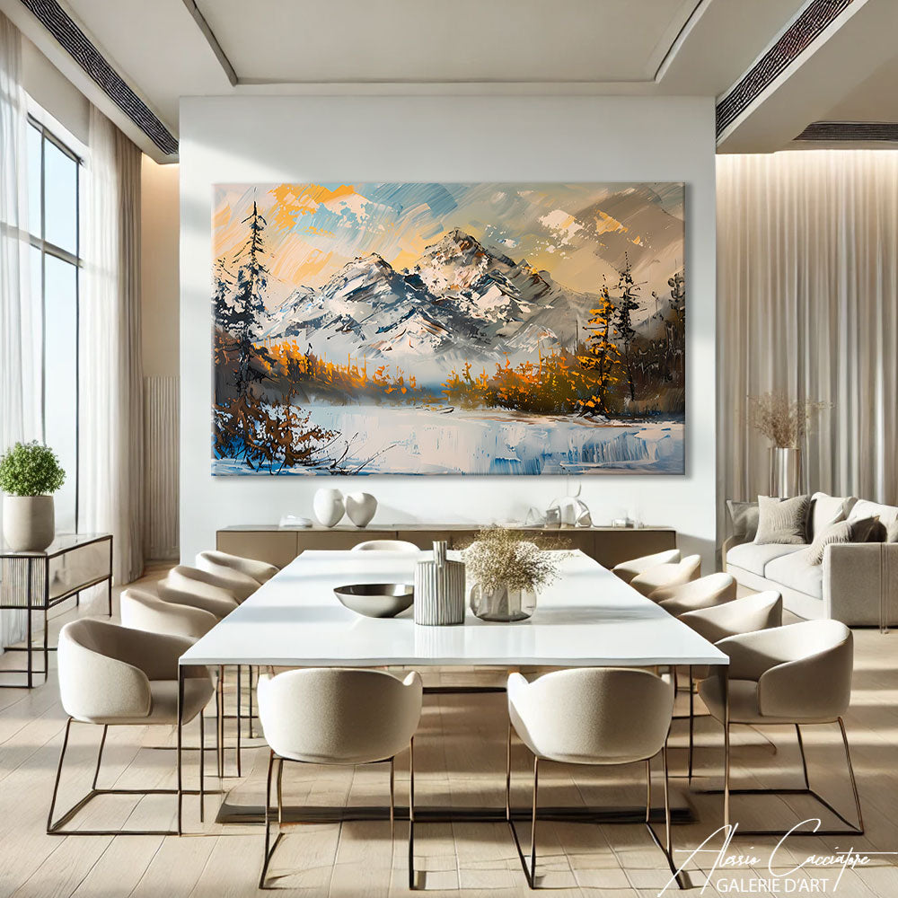 Tableau Montagne Vintage
