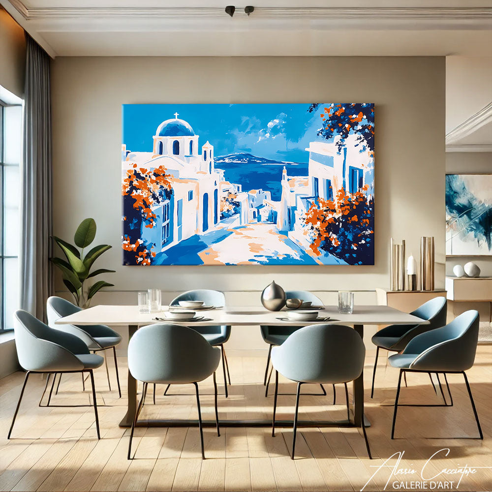 Tableau Paysage Abstrait

