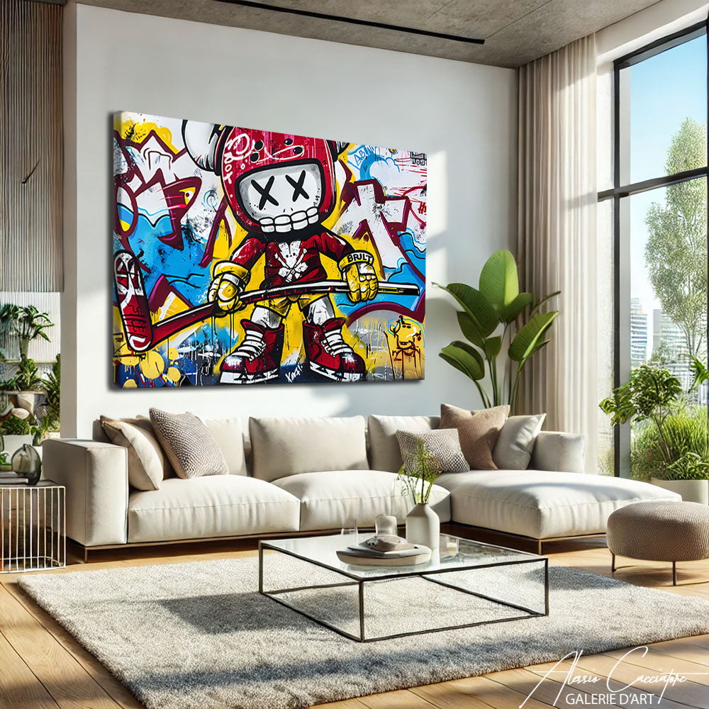 Toile Graffiti Grand Format
