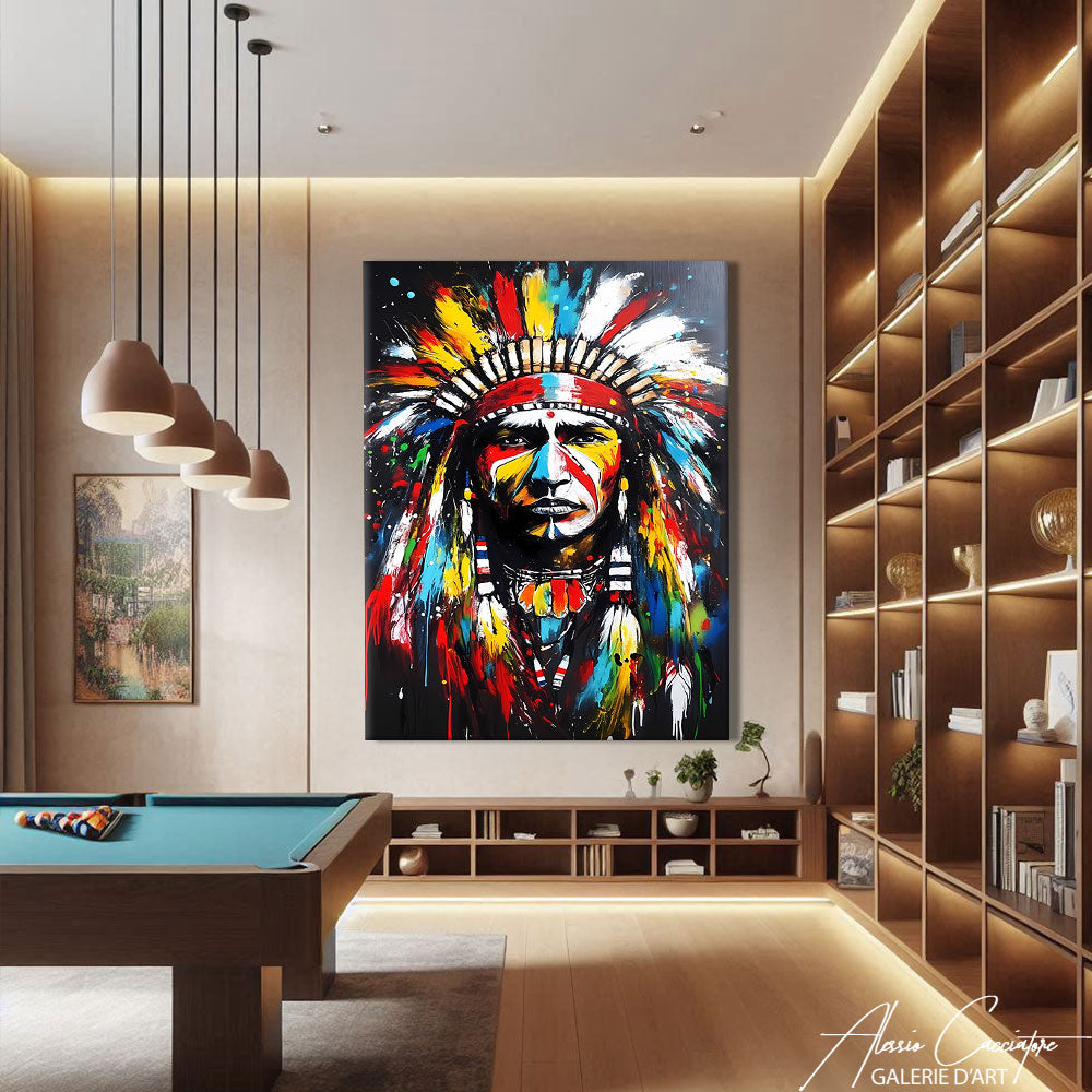 tableau indien moderne